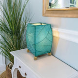 Mini Square Table Lamp | Sea Blue