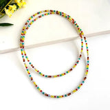 Kaleidoscope Long Strand Necklace