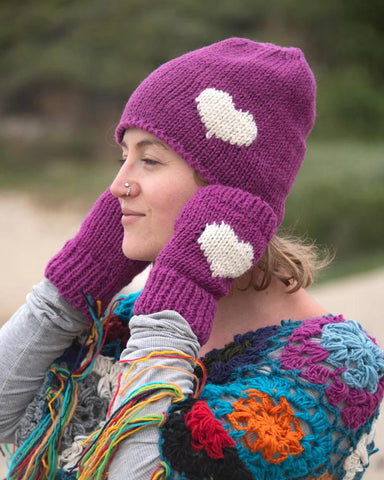 Wool Heart Beanie | 5 Colors