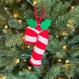 O4O | Wool Ornament | Candy Cane