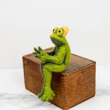 Felted Wool Frog Prince