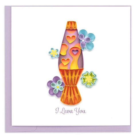 Love Lava Lamp Quilling Card