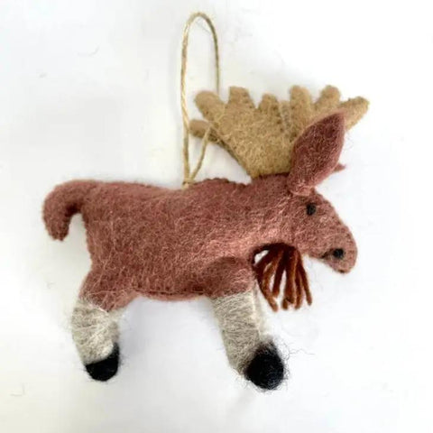 Wool Ornament | Moose