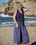 Wide Leg Striped Kurta Pants | 8 colors |