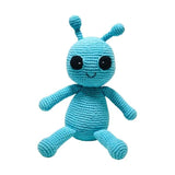 Knit Rattle | Friendly Alien | Turquoise