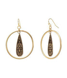 Nisha Teardrop Hoop Earrings
