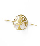 Aranyani Tree of Life Hair Pin w/Stick | Mixed Metal