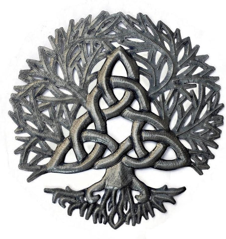Haitian Metal Art | Tree of Life | Celtic Knot | Small
