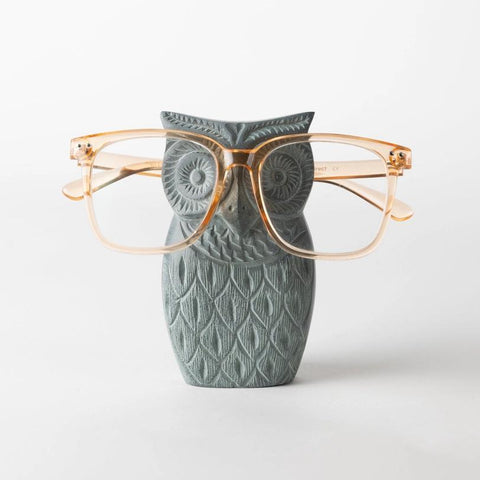 Soapstone Eyeglass Holder | Owl