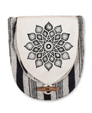 Canvas Hip Bag | Natural | Solar Mandala