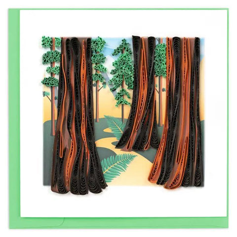 Redwood Trees Branch Quilling Card