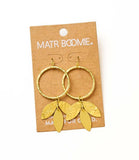 Aamani Vine Hoop Earrings | Gold