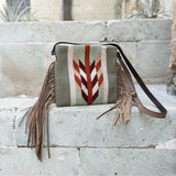 Fringed Wool Crossbody | Tierra Verde