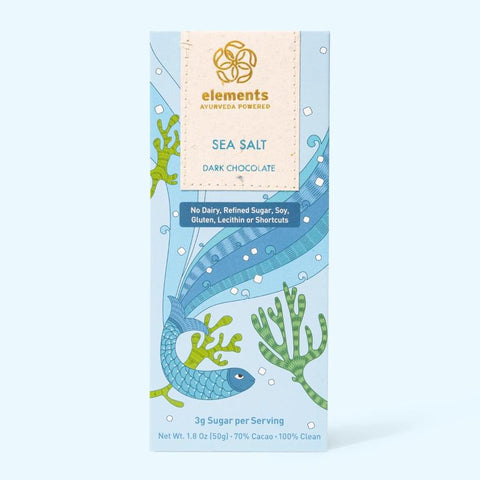 Elements Sea Salt 70% Dark Chocolate Bar