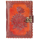Leather Journal | Lotus | Light Brown