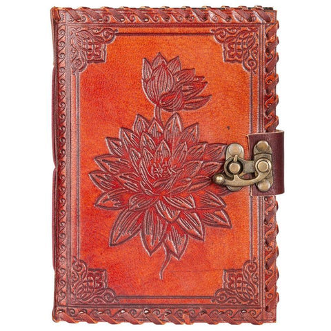 Leather Journal | Lotus | Light Brown