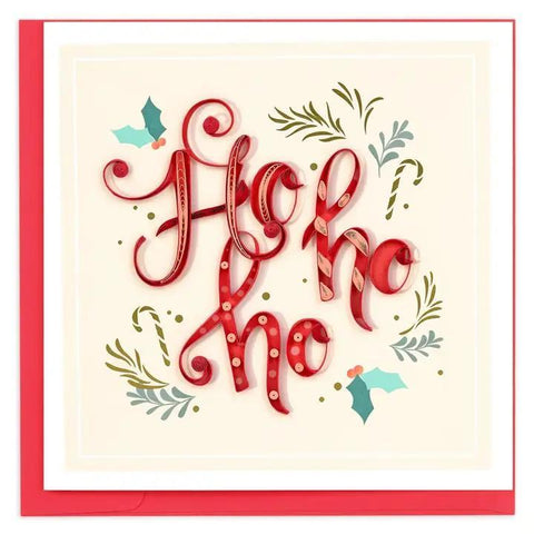 Ho Ho Ho Quilling Card