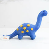 Felted Wool Mini Dinosaur | Blue