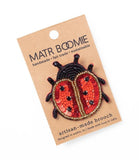 Beaded Brooch Pin | Ladybug