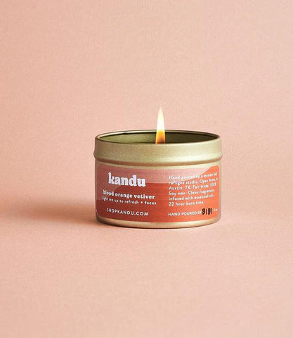 Kandu Candle | Blood Orange Vetiver | 3oz.