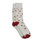 Socks That Support Youth Sports | Grey Baseballs