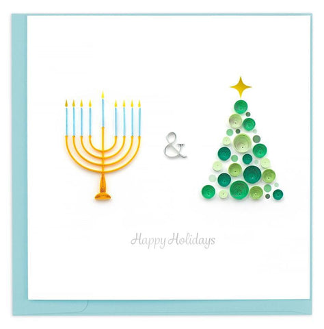 Hanukkah & Christmas Quilling Card