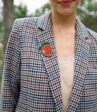 Beaded Brooch Pin | Strawberry