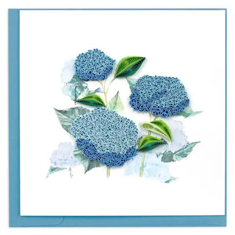 Wild Hydrangeas Quilling Card