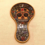 Hand Mirror | Bone Flower Skull | Assorted