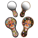 Hand Mirror | Bone Flower Skull | Assorted