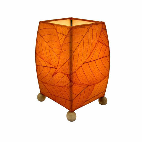 Mini Square Table Lamp | Orange
