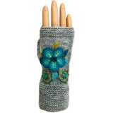 Peruvian Flower Fingerless Mittens | 5 Colors