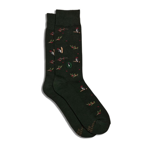 NPCA Socks That Protect Woodpeckers
