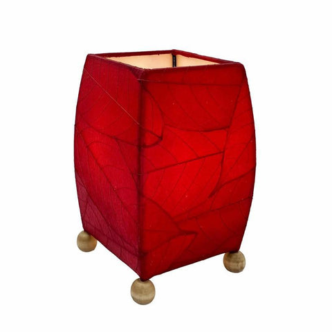 Mini Square Table Lamp | Red