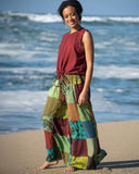 Cotton Patchwork Pants | 4 Colors