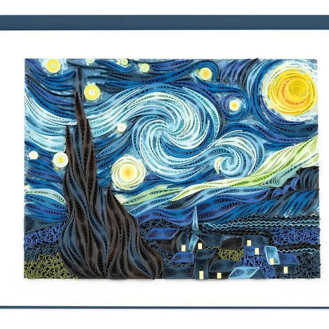 Artist Series Quilling Card | Starry Night, Van Gogh
