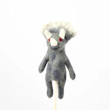 Felted Wool Finger Puppet | Dinosaur