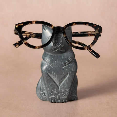 Soapstone Eyeglass Holder | Cat