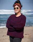 Roll Neck Two-Tone Sweater | 3 colors