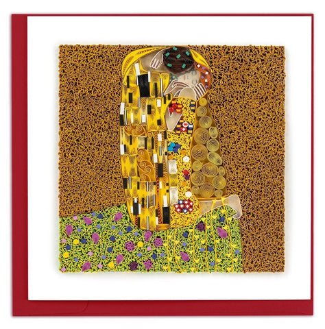 Artist Series Quilling Card | The Kiss, Klimt