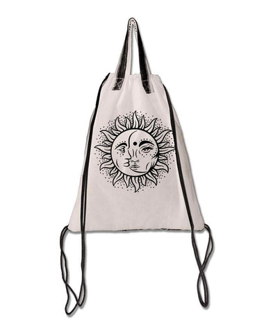 Cinch String Backpack | Natural | Sun and Moon