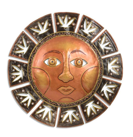 Haitian Metal Art | Painted Sun Glow