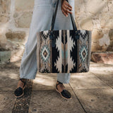 Wide Wool Tote | Looking Glass