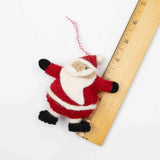 Wool Ornament | Fat Santa