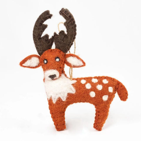 Wool Ornament | Forest Deer