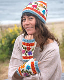 Wildflower Wool Fingerless Gloves | 4 Colors