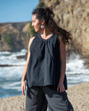 One Button Sleeveless Top | 4 colors |