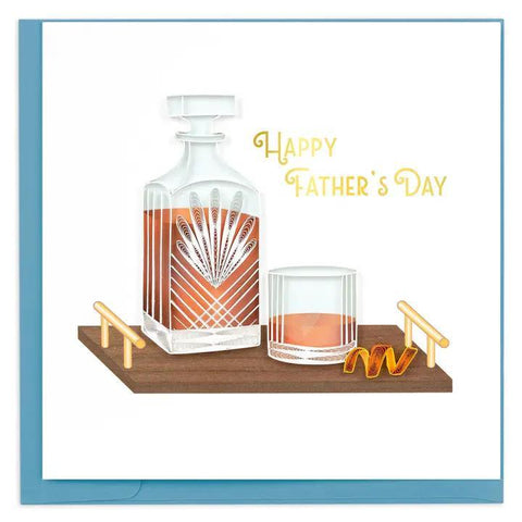 Father's Day Whiskey Quilling Card