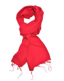 Brushed Woven Scarf | Maraschino