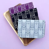 Card Holder | Cat Print | 3 colors